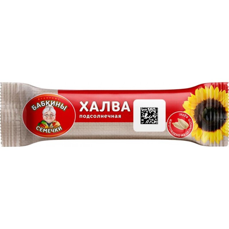 Saulespuķu halva Babkini Semečki 36g 1/24 (22.12.26) Krievija