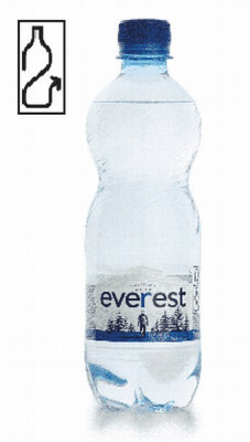 Dzeramais ūdens Gutta Everests gāzēts 0.5l 1/12 DEPOZĪTS 0.10 eiro (07.07.27) Igaunija