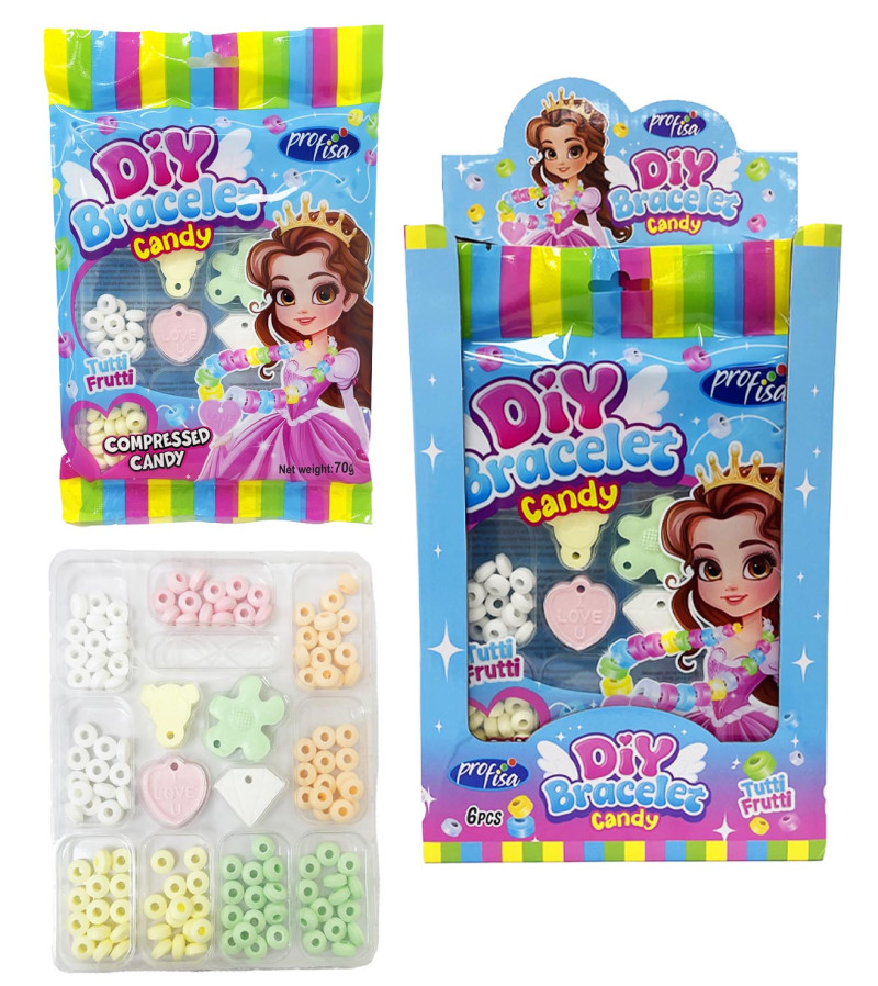 Dražeju rokassprādzīšu DIY komplekts 70gr 1/6 (19.04.28) Ķīna