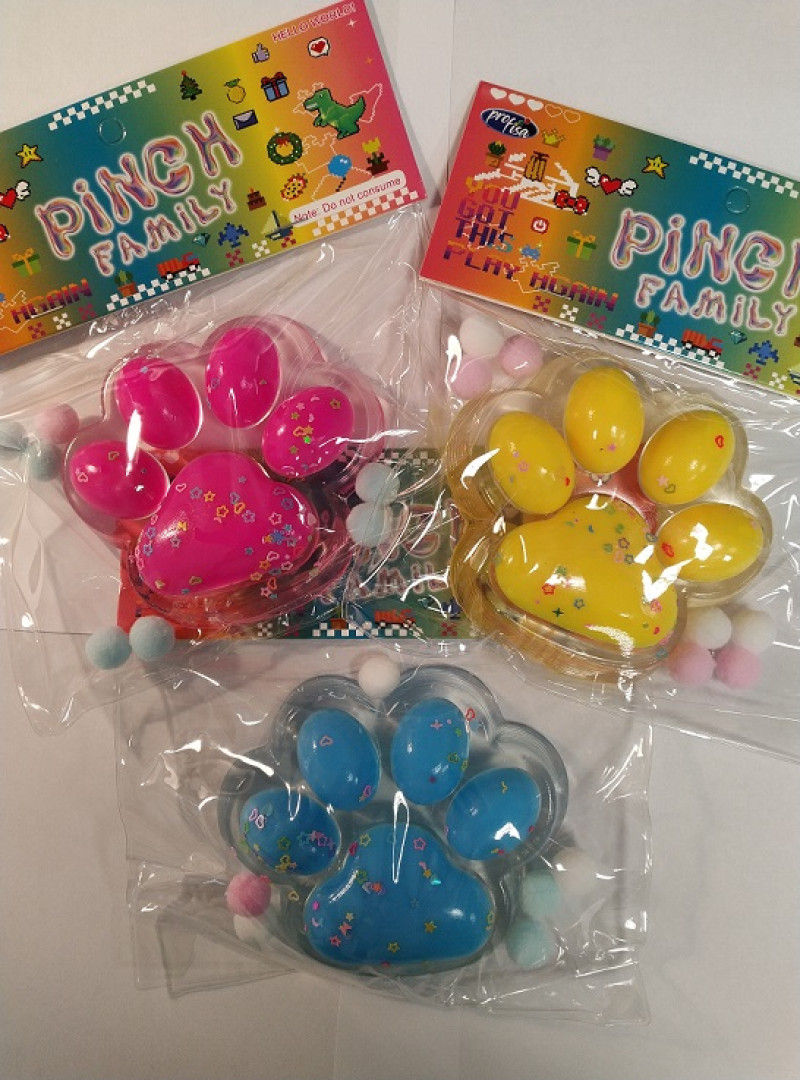 Antistresa rotaļlieta Pinchy Foot BIG asorti 1/8 Ķīna