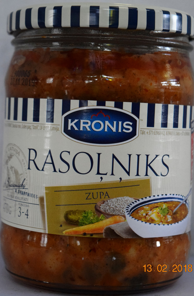 Rasoļņiks Kronis 530g DOY pakā () Latvija