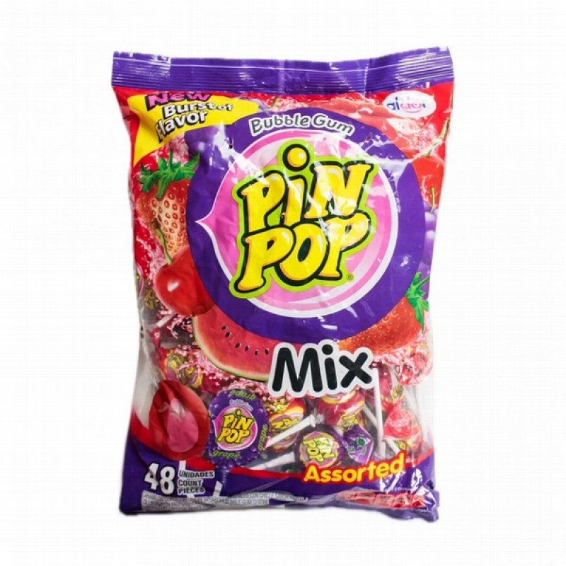 Ledene uz kociņa PIN POP ASSORTED MIX 48gb*18g (12.07.27) Kolumbija 