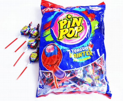 Ledene uz kociņa PIN POP MOUTH PAINTER 48gb*18g (06.10.27) Kolumbija