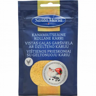 Garšvielu maisījums dzeltenais karijs SANTA MARIA 24g