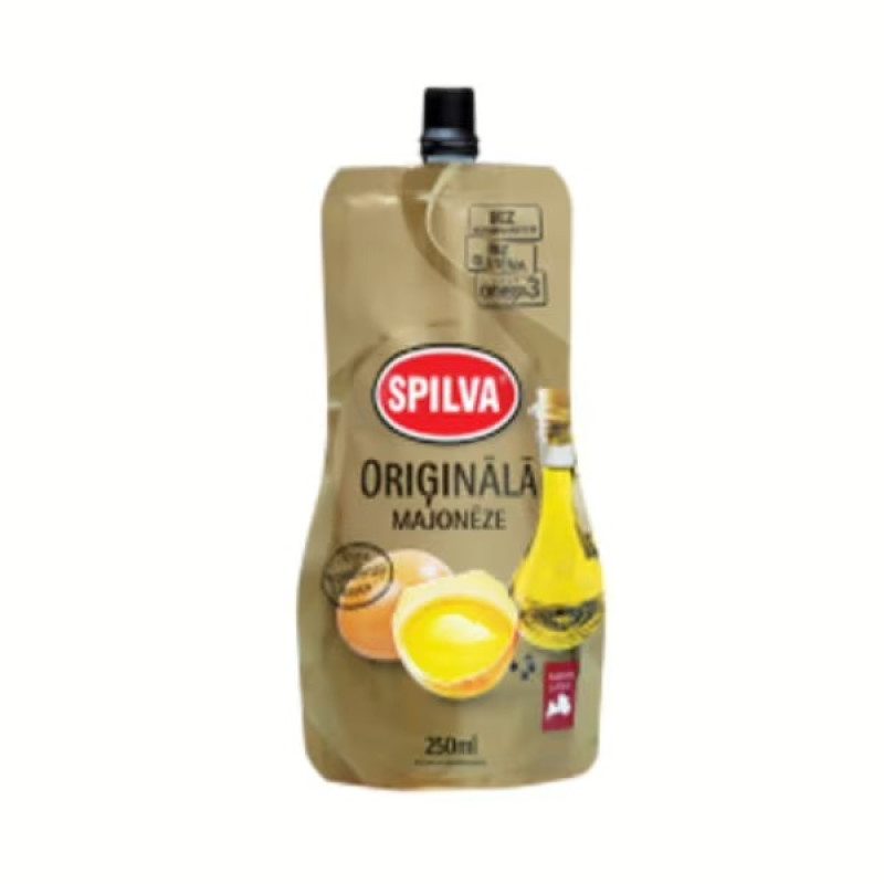 Majonēze Spilva Oriģinālā 235g DOY 1/12 () Latvija 
