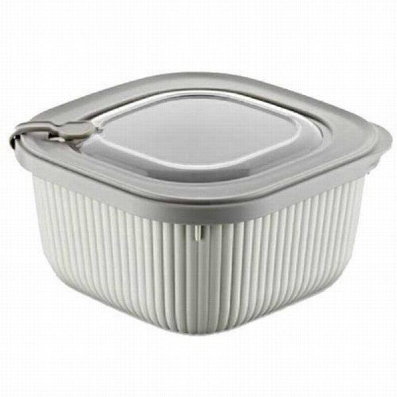 Pārtikas trauks 600ml rievots MicroSafe plastmasa 1/12