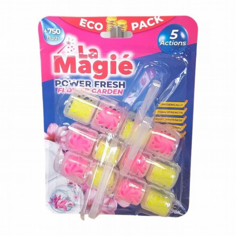Tualetes Bloks LA MAGIE Flower garden 3*40g (15.12.30)
