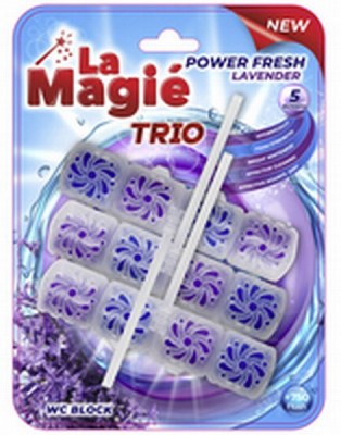 Tualetes bloks LA MAGIE Lavander 3*40g (02.29)