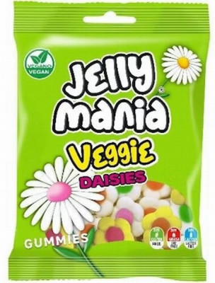 Želejkonfektes Jake Jellymania Daisies (vegan) 100g ()