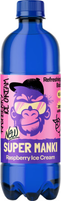 Limonāde Super manki Raspberry Ice Cream 0.5L DEPOZĪTS 0.10eur 1/12 (16.12.26) Igaunija