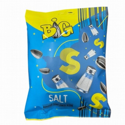 Saulespuķu sēklas BIG ar SĀLI strīpainas grauzdētas 150g 1/30 (04.01.27) Ukraina