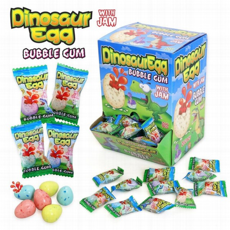 Ola ar košļajama konfektes Dinosaur 4.5g*200gb (01.01.2027)Ķīna 