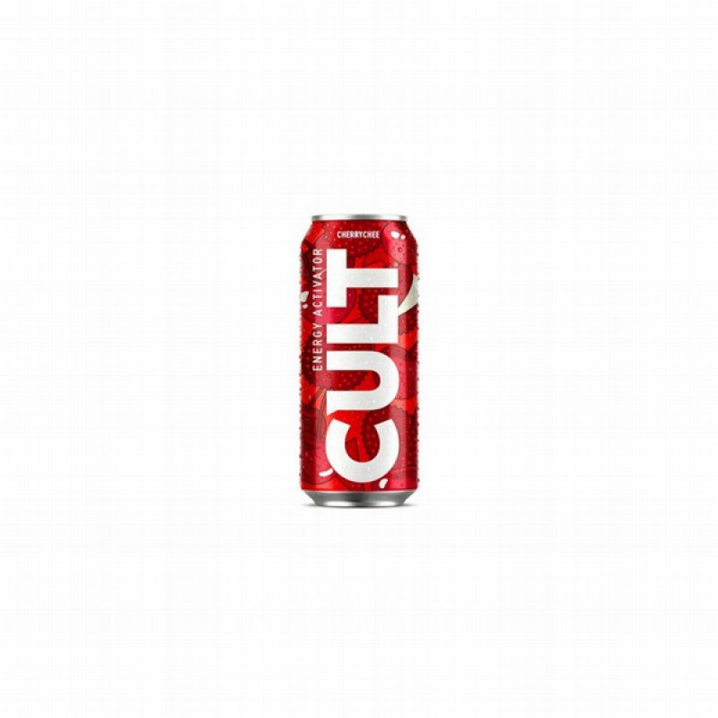 Enerģijas dzēriens CULT Cherrychee 0.5L DEPOZĪTS 0.10 eiro 1/24 (02.12.27) Lietuva