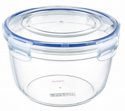 Pārtikas trauks 625ml apaļš plastm(12)