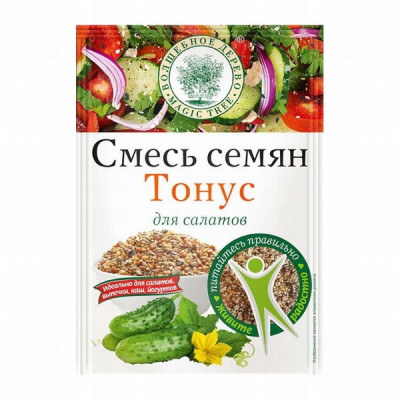 Sēklu maisījums salātiem "Tonus" 50g 1/20  (11.12.26) Krievija