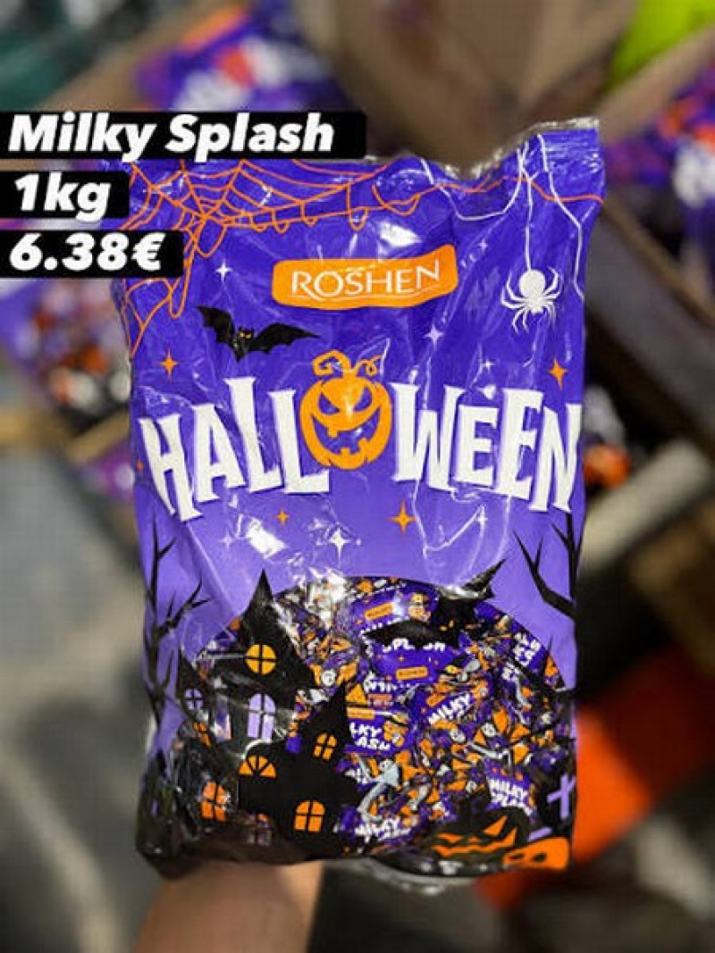 Roshen Milky splash Halloween 1kg (07.09.27) Ukraina