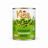 Zaļie zirnīši KING 400g 1/10 (13.02.27) Polija