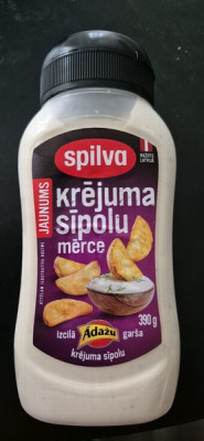 Spilva Krējuma-sīpolu mērce 390g (25.03.27) Spilva