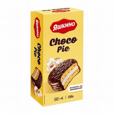 Glazēti cepumi ar zefīru choko pie 180g (28.02.27) Krievija