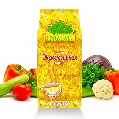 Makaroni Tauriņi olu 250g 1/18 (21.04.29) Kazahstāna