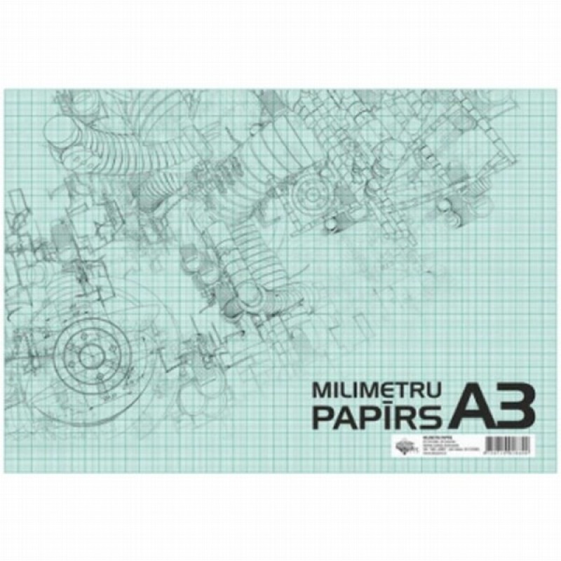 Milimetru papīrs A3 1/20