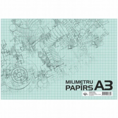 Milimetru papīrs A3 1/20