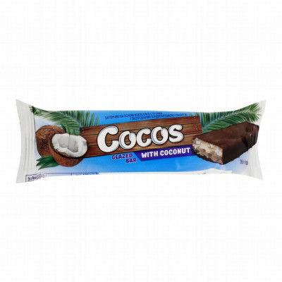 Batoniņš COCOS uz kokosriekstu bāzes 35g (18.03.27) Ukraina