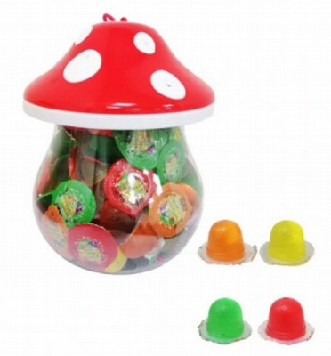Želejkonfektes MUSHROOM JELLY JAR 100gb (15.12.27)Ķīna
