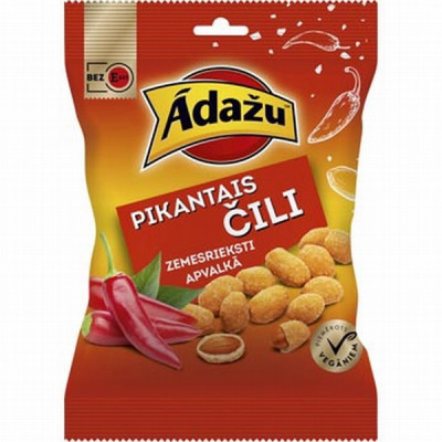 ĀDAŽU RIEKSTI PIKANTAIS ČILI 140g (26.03.27)Latvija