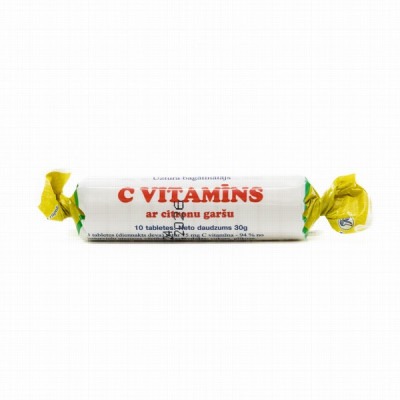 Askorbinka  Vitamīns C Citrons 30g 1*10gb (31.01.28) Ukraina