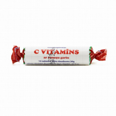 Askorbinka  Vitamīns C Zemenes 30g 1*10gb (31.01.28) Ukraina