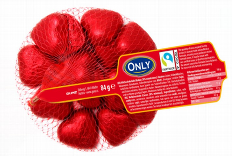 Šokolādes konfektes Only Sirsniņas 84g (30.09.27) Austrija