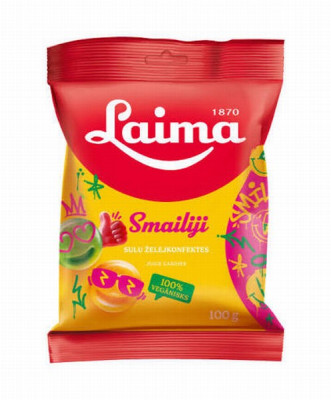 Želejas konfektes Smailiji 100g Laima (06.12.26) Latvija