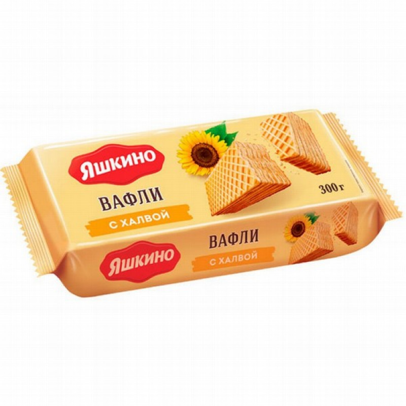 Vafeles Yaškino ar halvu 300g KDV 1/15 (24.04.27)Krievija