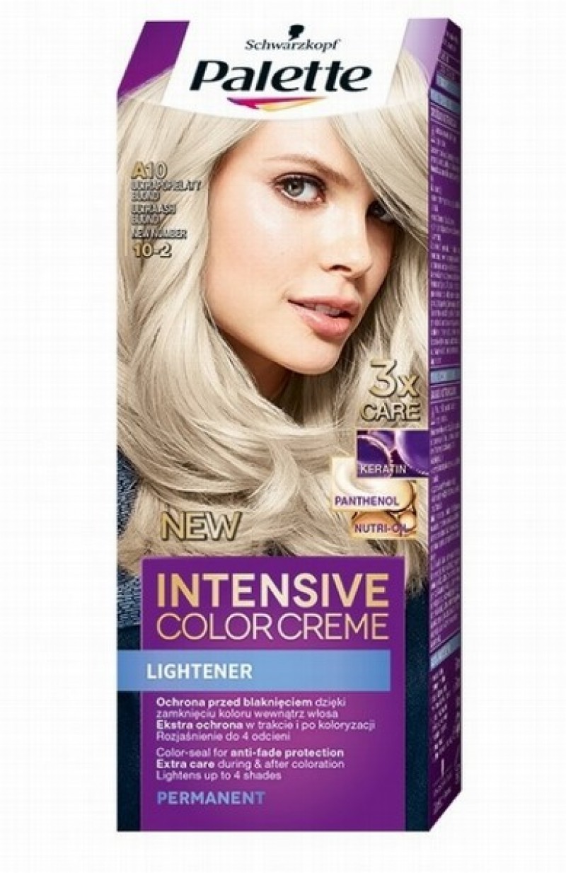 Matu krāsa Palette A10  īpaši pelnu blonds 50ml