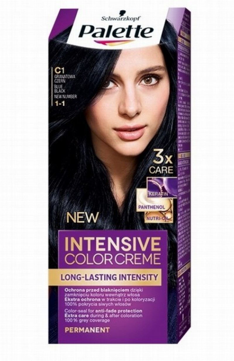 Matu krāsa Palette C1 zilganmelns 50ml