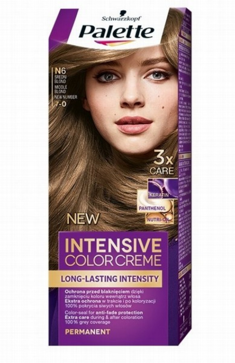 Matu krāsa Palette N6 vidēji blonds 50ml Slovēnija