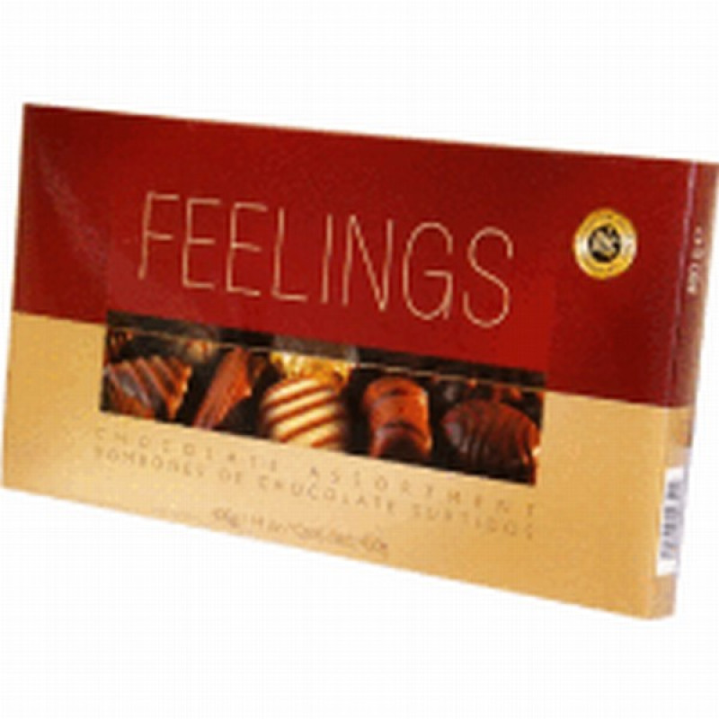 Konfekšu kaste FEELILNGS Asorti 400g (31.12.2025) Polija