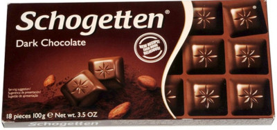 Šokolāde Schogetten melnā 100g 1/15 (31.06.26) Vācija