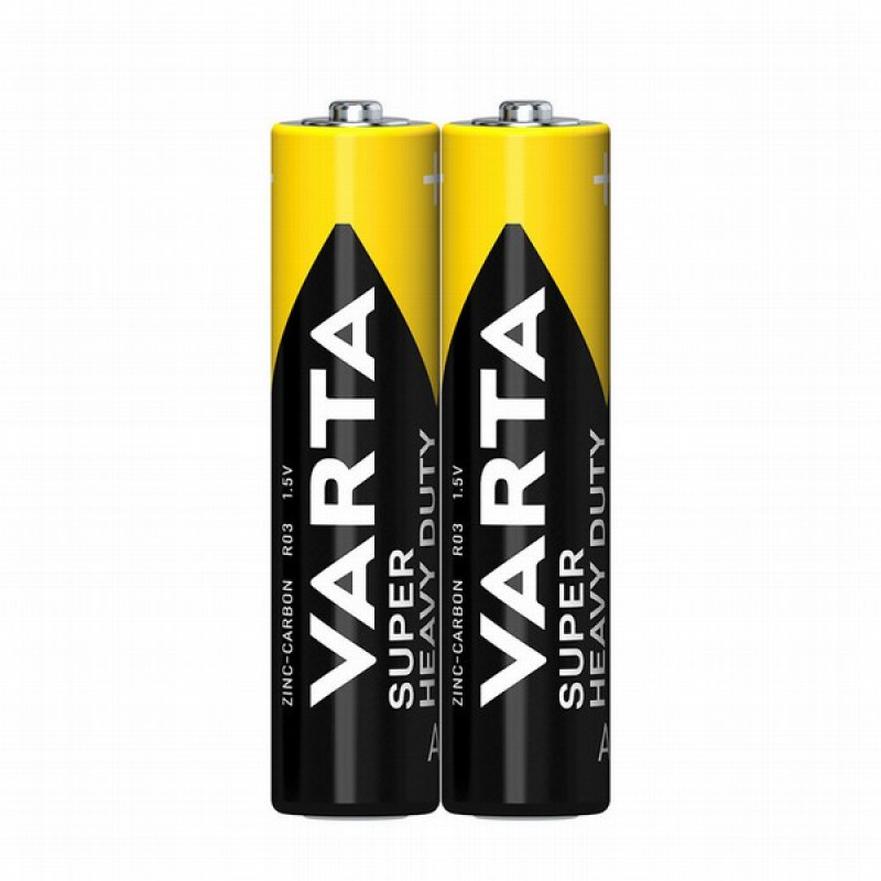 Baterijas Varta AAA R03 1*2gb Super Heavy Duty 1/1200(cena par 1gb) 1/60