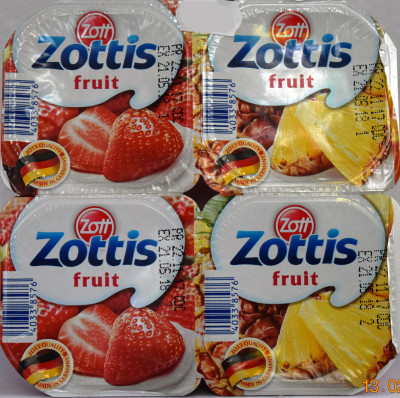Jogurts Zottis augļu 115g 1/24 (03.09.25) Vācija