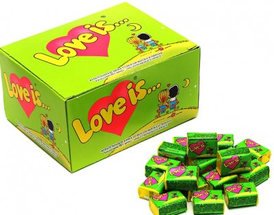 Košļājamā gumija Love is ābols un citrons 100gb (15.02.2026) TR
