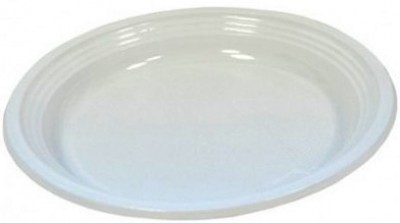 Šķīvji plastmasas balti 165mm deserta 100gb