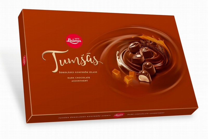 Konfekšu kaste Laima Asorti Tumšais 215g  (10.04.26) Latvija