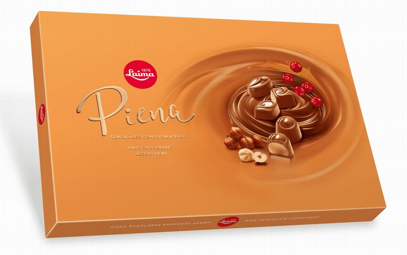 Konfekšu kaste Laima Asorti Piena  215g (14.02.26) Latvija