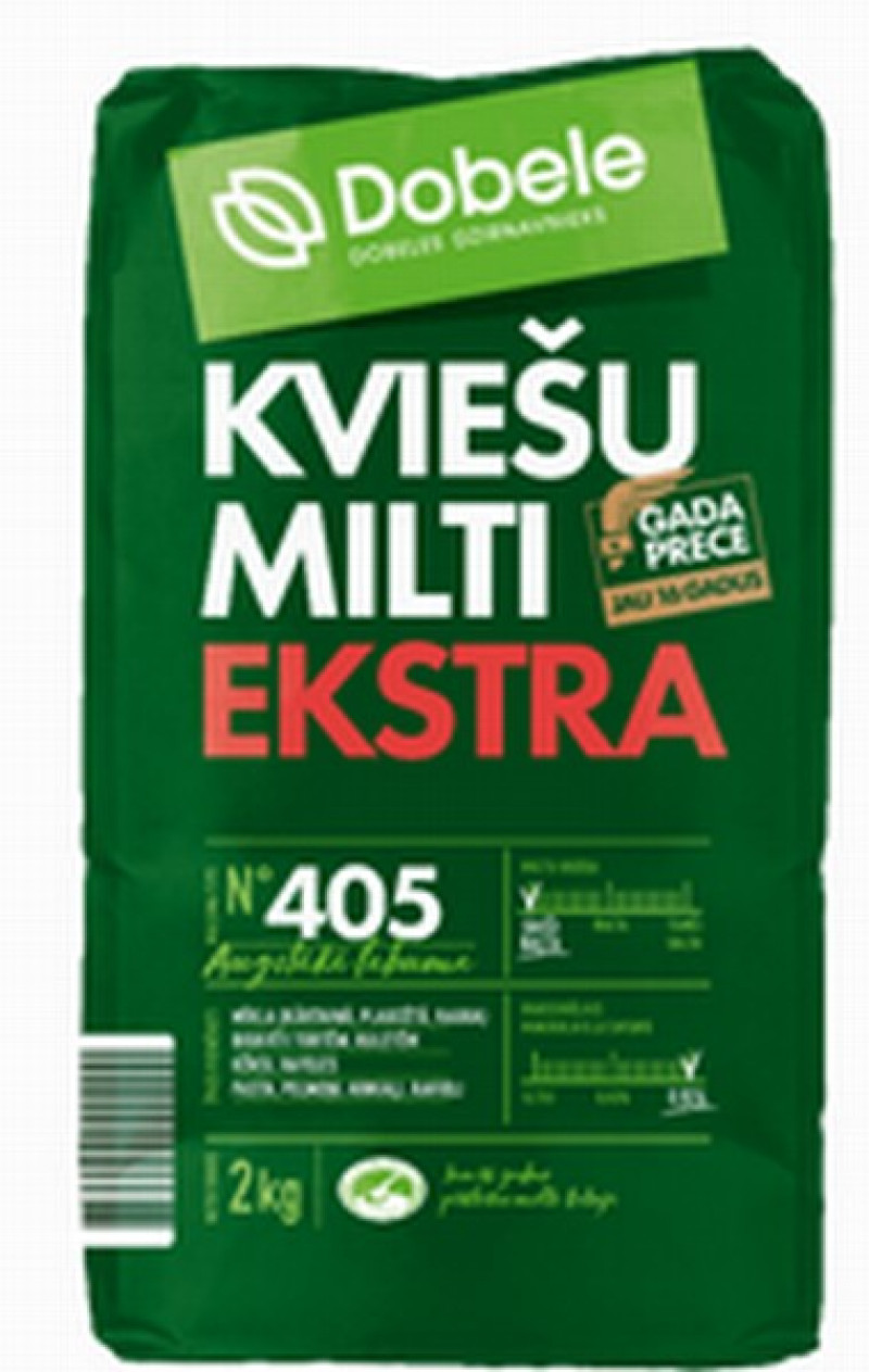 Milti Dobeles kviešu augstākā labuma 2kg  (26.10.26) Latvija