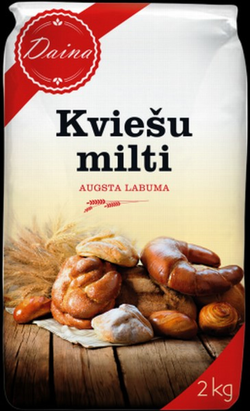 Milti Daina 2kg augstākā labuma 1/6 (23.04.2026)  Latvija