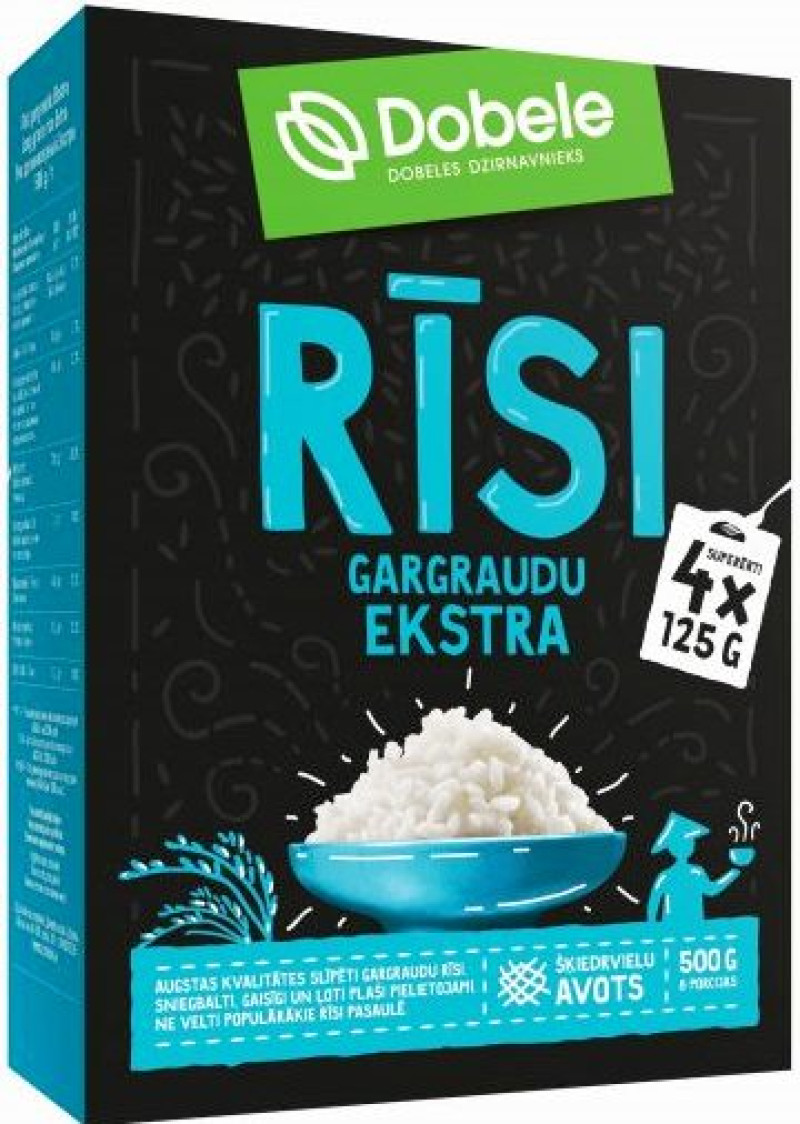 Rīsi gargraudu 4*125g Dobele 1/14 (16.11.26) LV