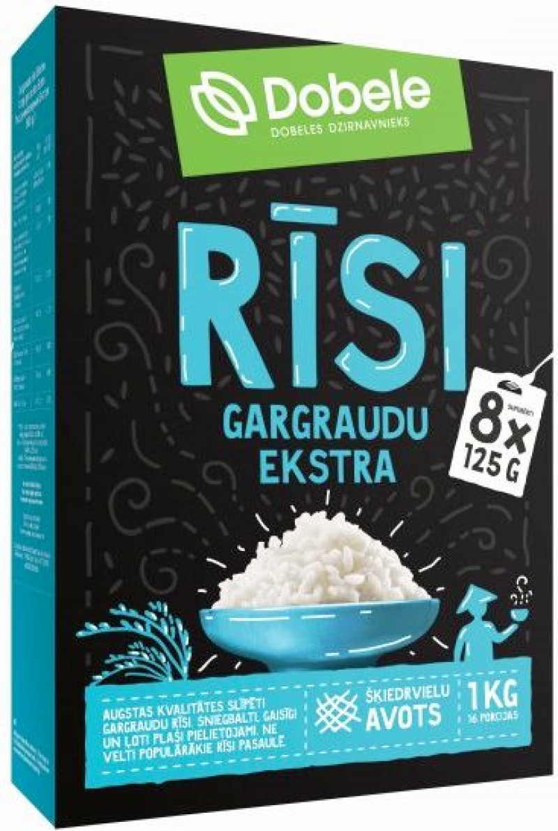 Rīsi gargraudu 8*125g Dobele (22.01.27) Latvija