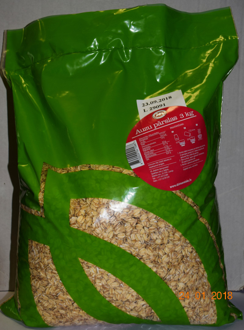 Auzu pārslas 3kg Dobele (1.19 eur/kg) (25.03.26) Latvija